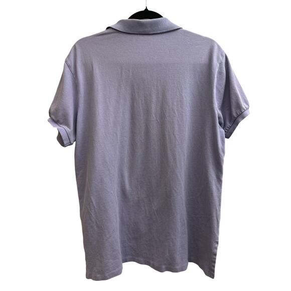 Polo by Ralph Lauren Lavender Purple Men's Short Sleeve Polo Shirt LOGO Sz Large - Picture 3 of 5